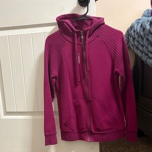 Reebok Women's Magenta Full-Zip Hoodie